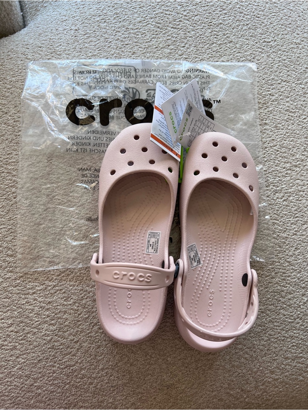 Crocs Women’s Ballet Flats - Pink - Picture 2 of 4